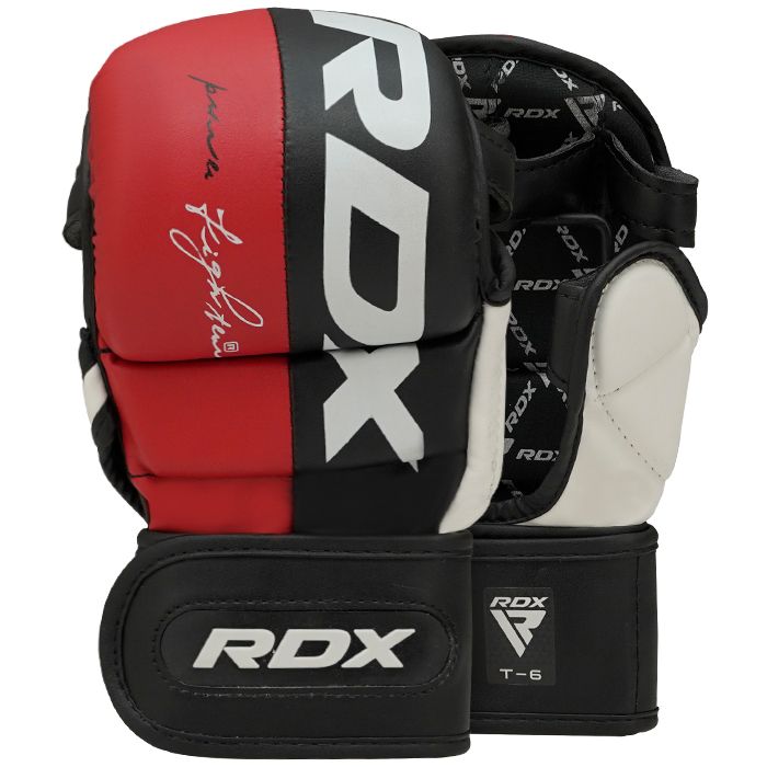 RDX MMA Gloves for Martial Arts Training and Sparring, Mitts for Grappling, Kickboxing, Muay Thai